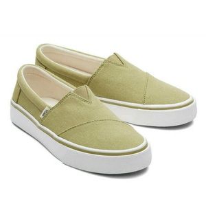 Green Slip On TOMS